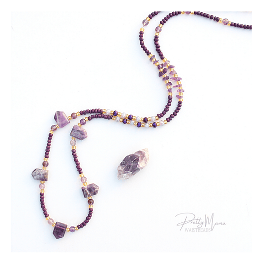 Amethyst & Gold | Gemstone