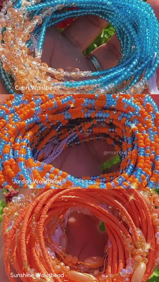 Blue & Orange Waistbead Bundle