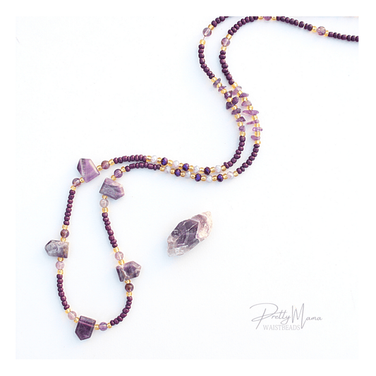 Amethyst & Gold | Gemstone