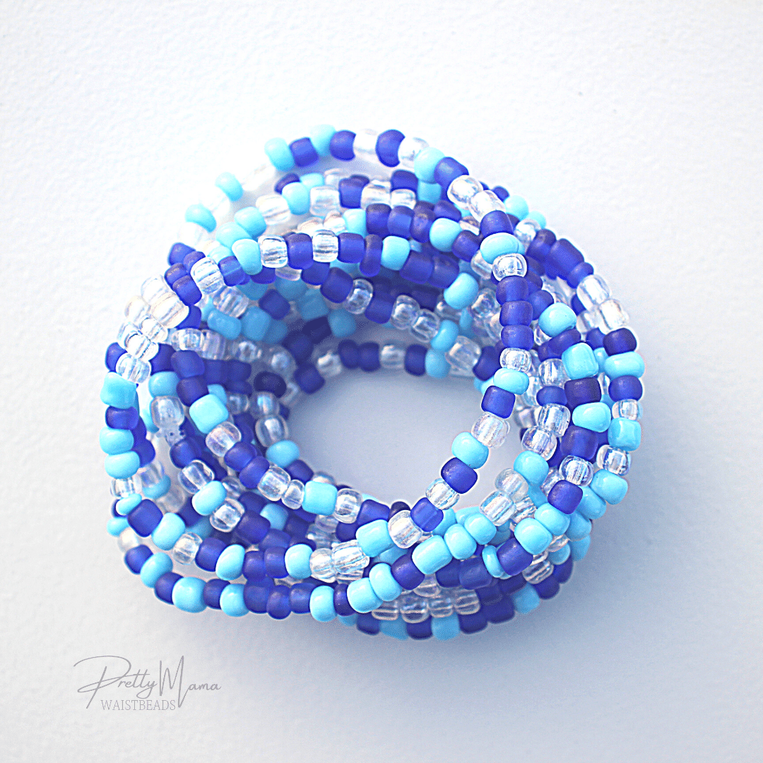 Pretty Azure Waist-Beads 